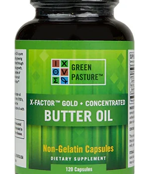 GREEN PASTURE X-FACTOR GOLD HIGH VITAMIN BUTTER OIL - 120 CAPSULES