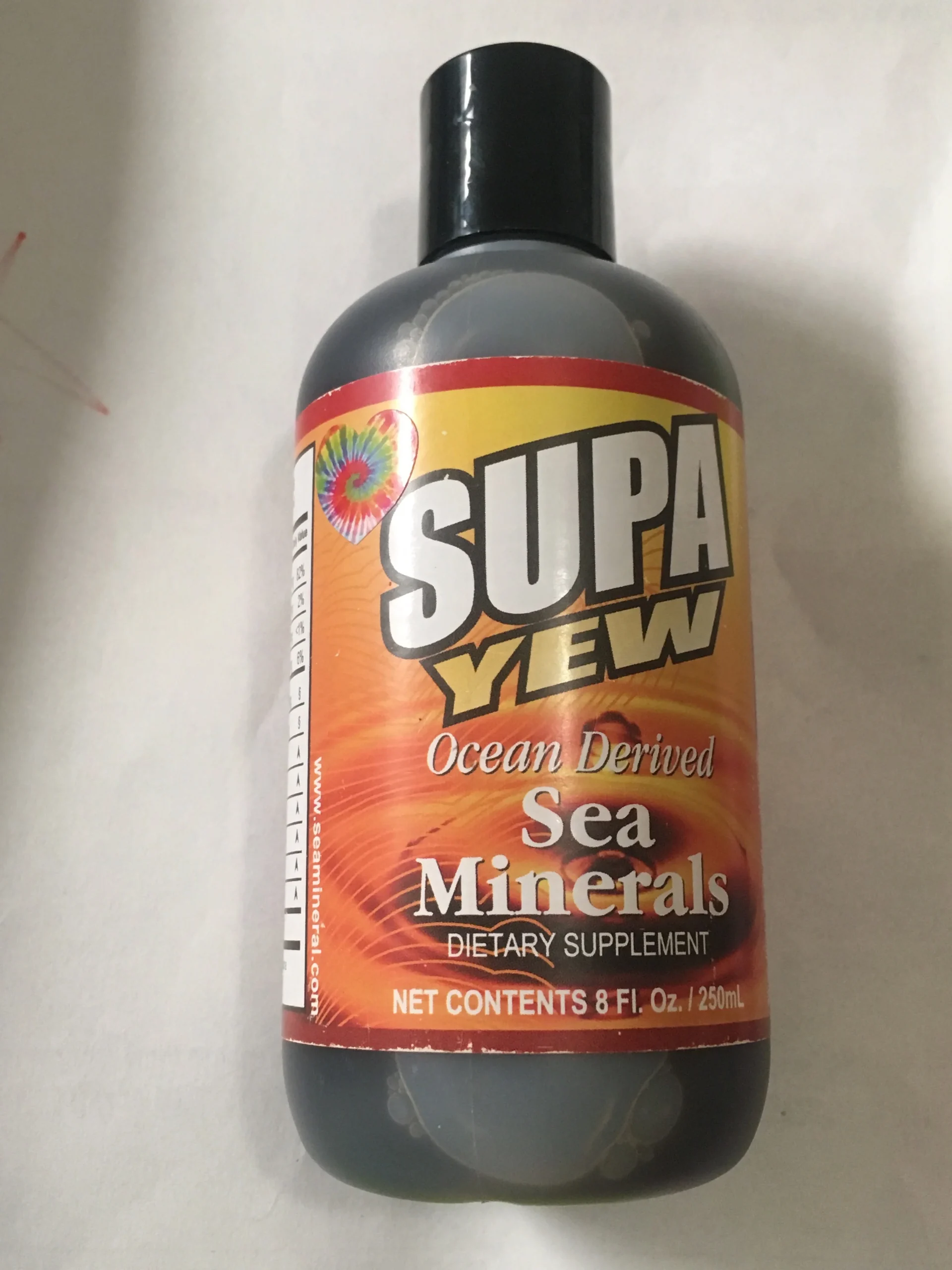 Sea Minerals Supa Yew and Supa Yew & B17-Boost Dietary Supplement 8 FL OZ