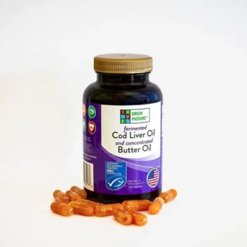 GREEN PASTURE BUTTER OIL/FERMENTED COD LIVER OIL BLEND - 120 CAPSULES