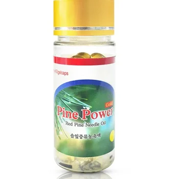 Wild Crafted Red Pine Needle Oil 30 Veggie Capsules of Superior Pine Needle Oil (easy to carry)