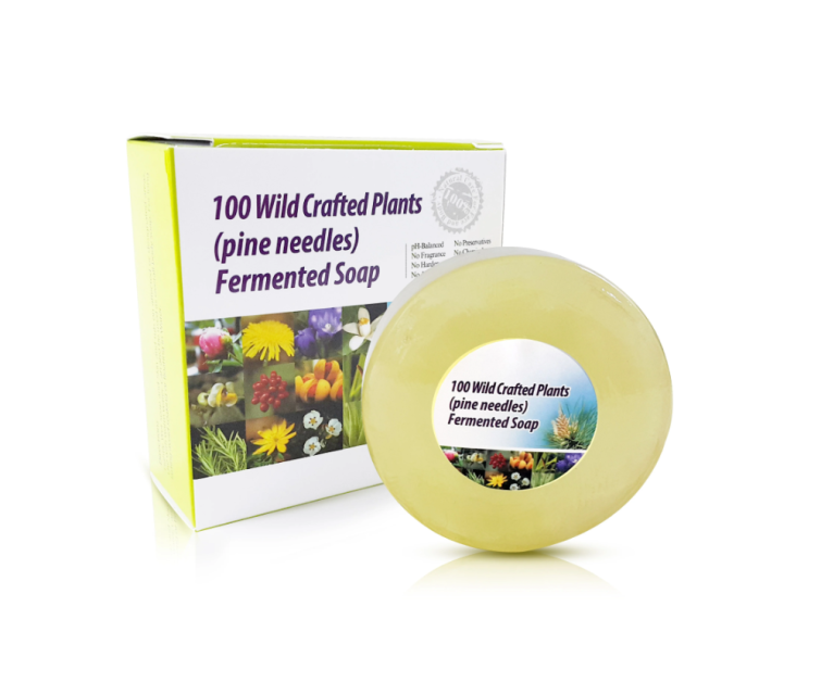 Natural Pine Soap Made with Wild Flowers